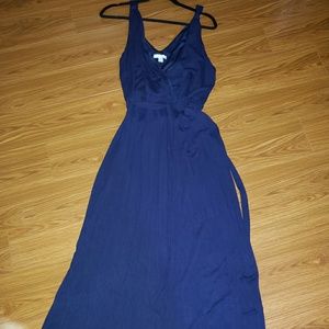 Navy blue maxi dress